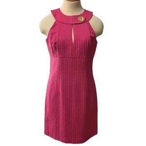 Michael by Michael Kors Short Sleveless Dress, Fushia Pink, size 6